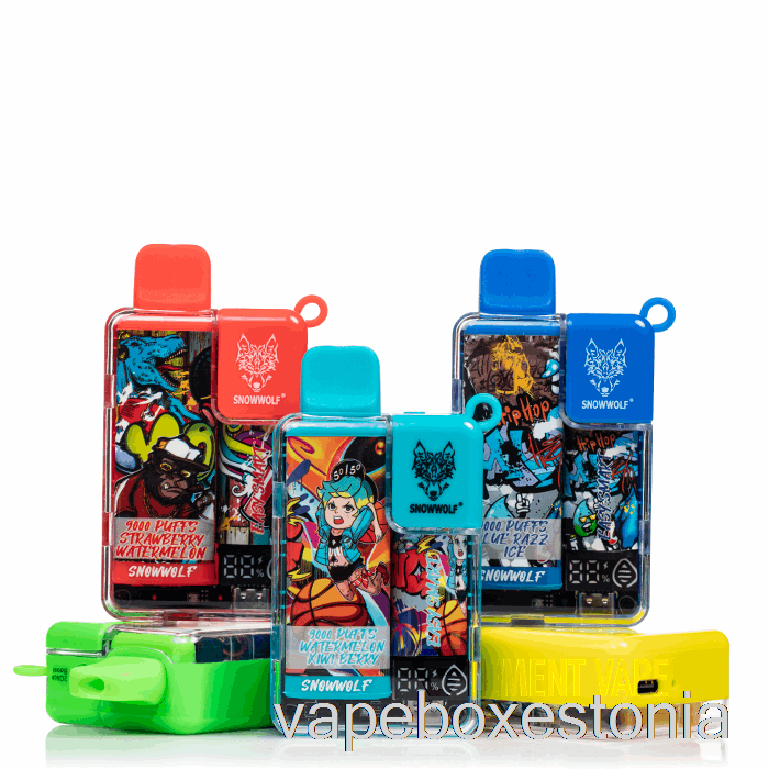 Vape Box Estonia Snowwolf Easy Smart Ea9000 ühekordne Selge